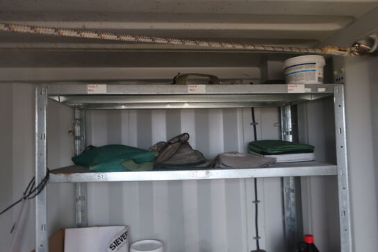 20' fods container HBSU 814223 m. indhold