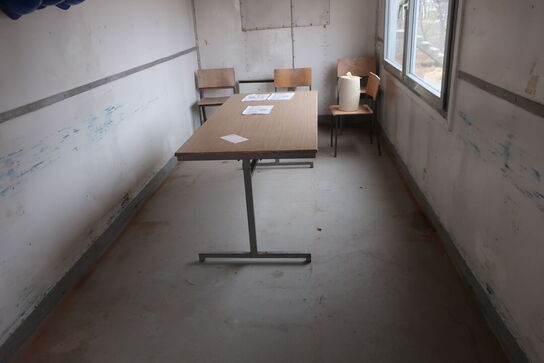 Mandskabscontainer m. indhold