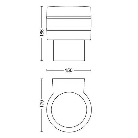 Philips hue outdoor tuar væglampe(ubrugt)