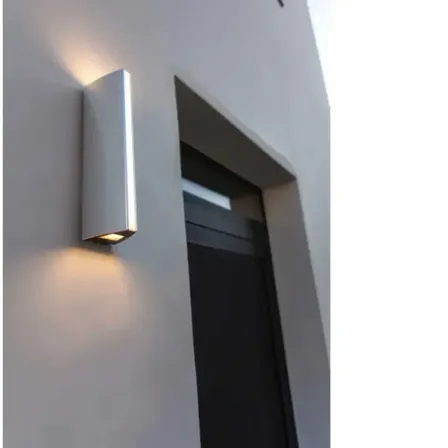 2 stk. lutec udendørslampe leo led 14 watt aluminium ip54(ubrugt)