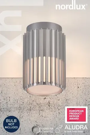 2 stk. nordlux matrix udendørs loftlampe alu(ubrugt)