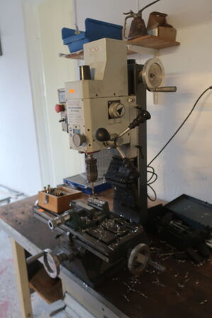 Bore- og fræsemaskine OPTIMUM BF 20 Vario