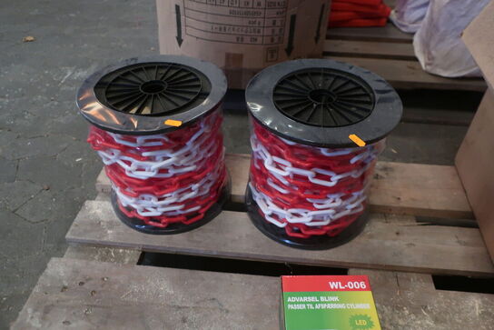 Palle med div. Advarselslamper m.m.