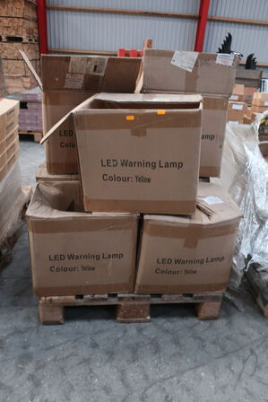 Palle med dele til advarselslamper