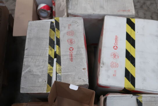 Palle med afspærringsbånd