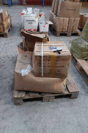 Palle med div. Varelager