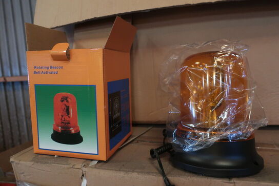 20 stk. advarselslamper Rotating Beacon Belt Activated