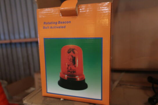 20 stk. advarselslamper Rotating Beacon Belt Activated