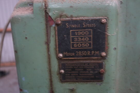 Søjleboremaskine SPINDLE SPEEDS