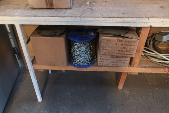 Arbejdsbord med indhold