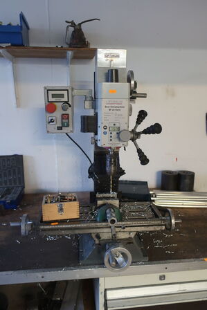 Bore- og fræsemaskine OPTIMUM BF 20 Vario