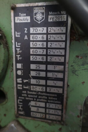 Profiljernsklipper PEDDINGHAUS Peddy