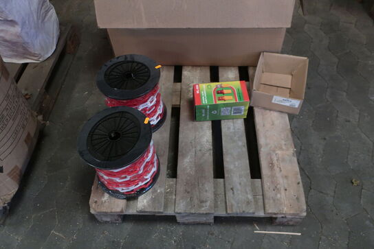 Palle med div. Advarselslamper m.m.