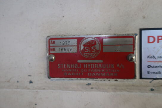 Hydrauliskpresse STENHØJ 16639