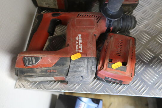 Akku borehammer HILTI TE 4-A22 med 2 stk. batterier