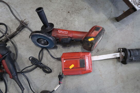 Akku vinkelsliber HILTI AG 125-A22 med batteri og lader