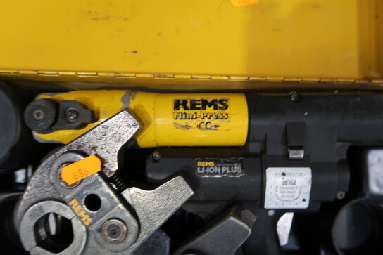 Akku radialpresse REMS Mini-Press med 2 stk. batterier, lader m.m.