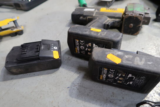 Akku axialpresse REMS Ax-Press 30 med 3 stk. batterier