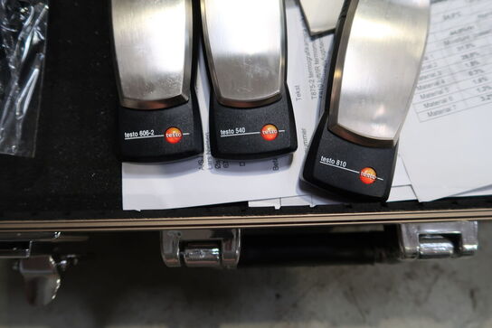 Fugtighedsmåler TESTO 606-2, lysmåler TESTO 540, termometer TESTO 810