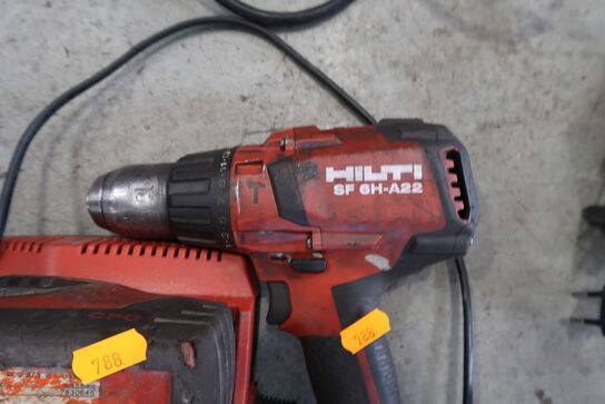 Akku bore/skruemaskine HILTI SF 6H-A22 med batteri og lader