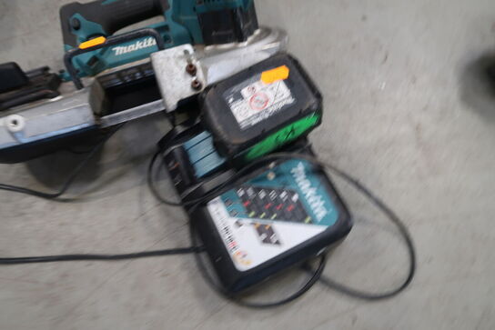 Akku båndsav MAKITA med DPB183 med batteri og lader