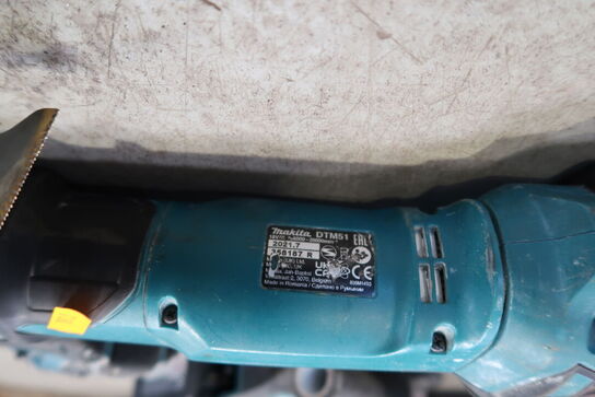 2 stk. akku håndværktøj MAKITA DHP481, DTM51 med 2 stk. batterier