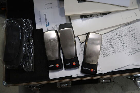 Fugtighedsmåler TESTO 606-2, lysmåler TESTO 540, termometer TESTO 810