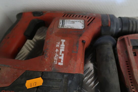 Akku borehammer HILTI TE 4-A22 med 2 stk. batterier
