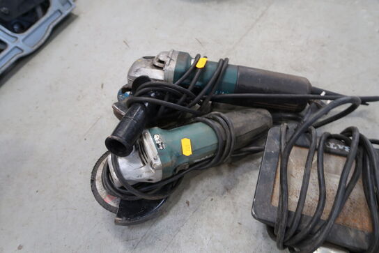 2 stk. vinkelslibere MAKITA, BOSCH