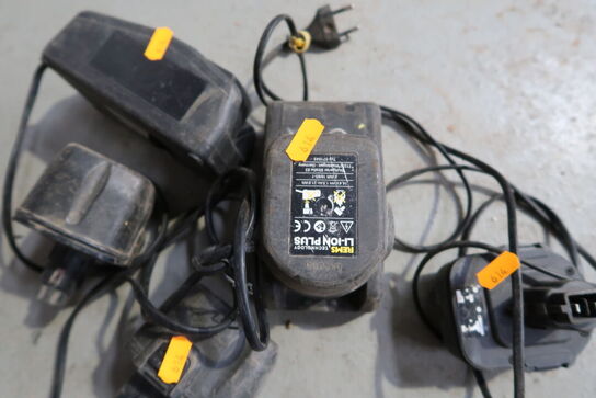 Div. Batterier og ladere REMS