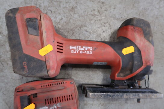 Akku stiksav HILTI SJT 6-A22 med 2 stk. batterier