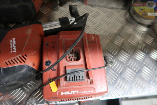 Akku borehammer HILTI TE 4-A22 med støvopsamler, batteri og lader