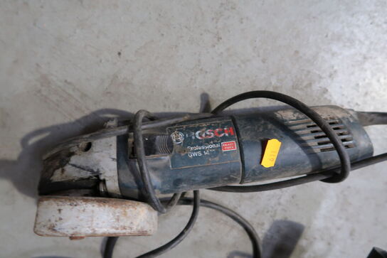 2 stk. vinkelslibere BOSCH GWS 1400