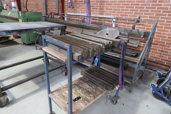 Opbevaringsvogn med indhold