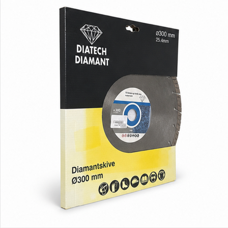 1 stk. Diamantklinge Ø 300 mm