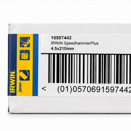 100 stk. Irwin Speedhammer Bor 4,5 x 210
