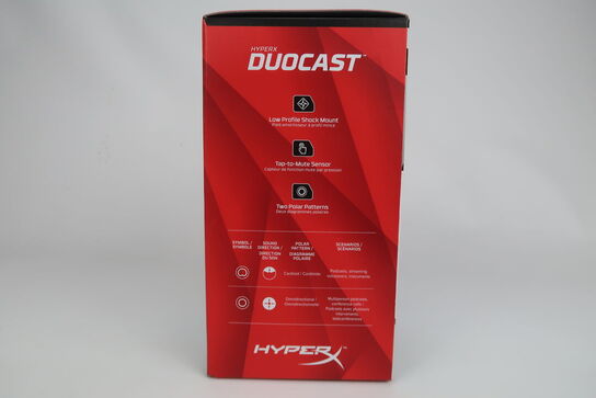 HyperX DuoCast - RGB USB Mikrofon Black