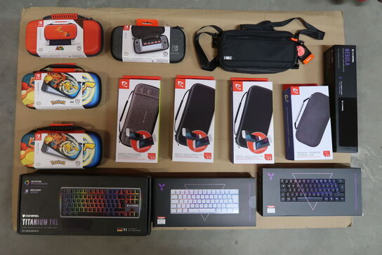 Stort parti gamning udstyr 