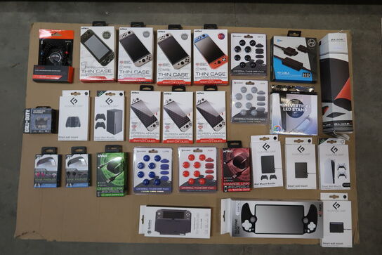 Stort parti gamning udstyr 