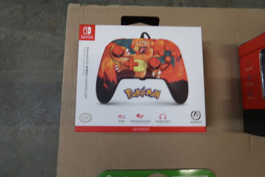 Stort parti gamning udstyr 