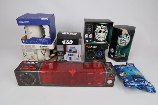 8 dele gamning udstyr m.m. 