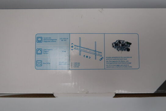 Universal TV-vægbeslag 48-80" Fixed, ISY IWB 1200