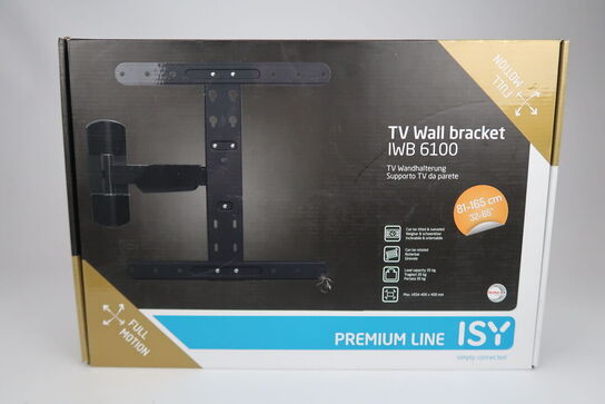 Universal TV-vægbeslag 32-65" Full Motion, ISY IWB 6100