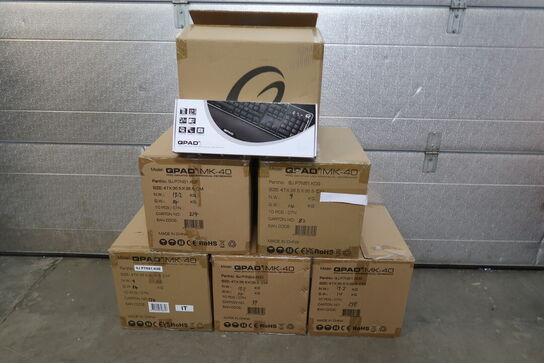 60 stk. Qpad MK40 Pro Gaming Mechanical Keyboard - blandet layout