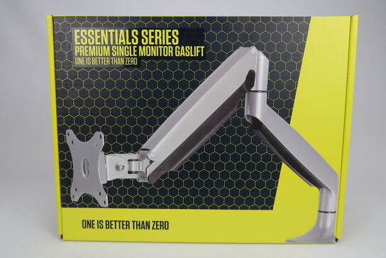 Essentials Single Monitor Gas Lift skærmarm