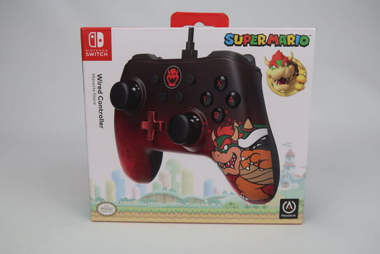 6 stk. Nintendo Switch PowerA Wired controller - Super Mario Bros Wired