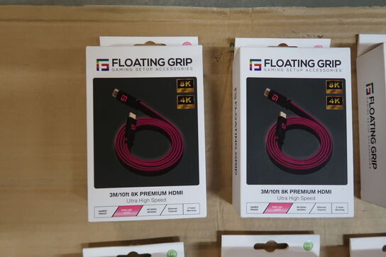 14 pk. Floating Grip, Ultra High  Speed Led Hdmi Cable 