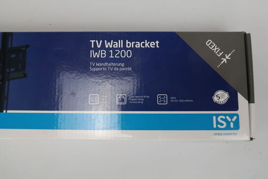 Universal TV-vægbeslag 48-80" Fixed, ISY IWB 1200