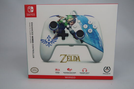 4 stk. Nintendo Switch PowerA Wired controller - The Legend of ZELDA