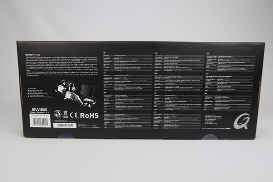 4 stk. QPAD MK95 Pro Gaming Mechanical Switchable Keyboard - Spansk layout